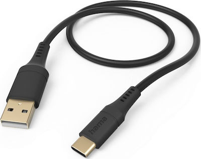 HAMA USB 2.0 Cablu USB-C bărbătesc - USB-A de sex masculin Negru 1.5m (2015700000)