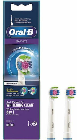 Oral-B 3D White CleanMaximiser Ersatzköpfe für 257225 2 Stück