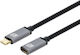 Techly USB 2.0 Cable USB-C male - USB-C female 100W PD Μαύρο 1m 364361