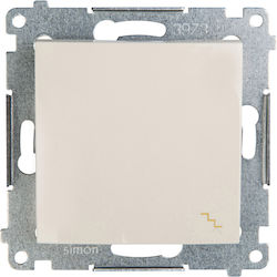 Kontakt-Simon Knopf Treppe in Beige Farbe DW6.01/41