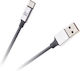 Rebel USB 3.0 Cable USB-C male - USB-A Μαύρο 2m RB-6011-200-B