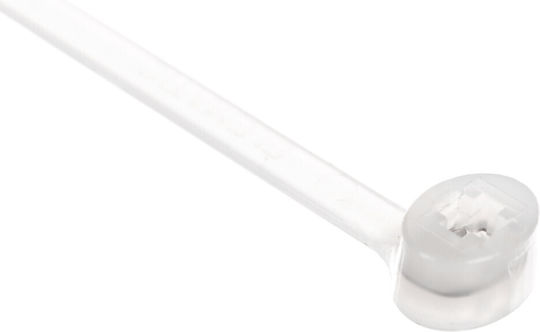 EM Group Pack of 100pcs White Plastic Cable Ties BMTB1025