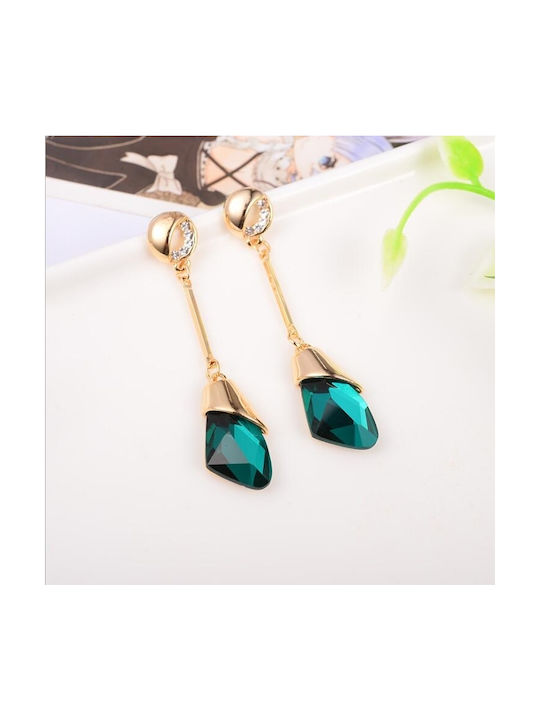 Fashion Crystal Long Earrings