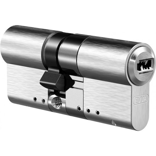 EVVA Zylinderschloss Sicherheits 85mm (35-50) mit 3 Schlüssel Silber