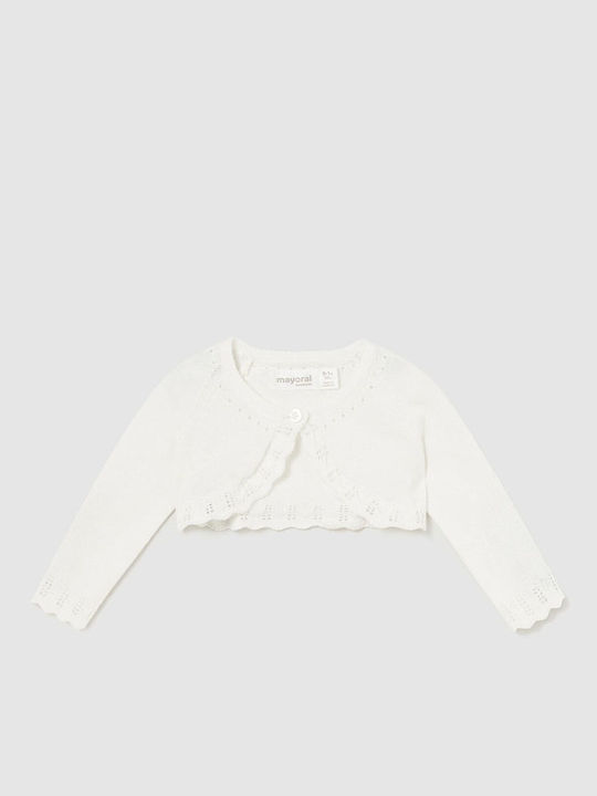 Kids Bolero Cotton Ecru