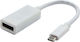 Neutralle Convertor USB-C masculin în DisplayPort feminin Alb 1buc