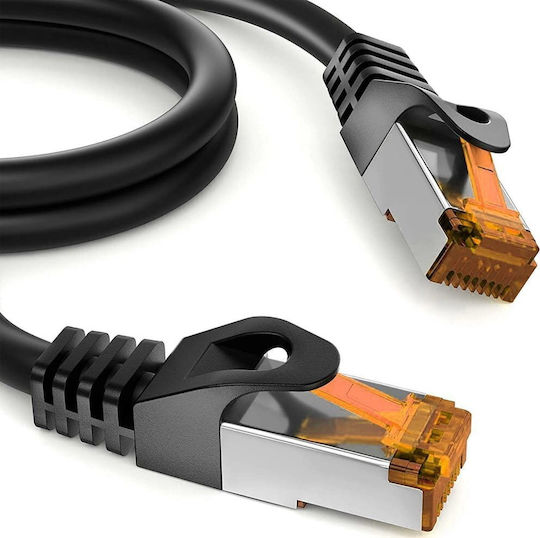 Libox S/FTP Kat.6a Gigabit Netzwerkkabel Ethernet 3m Schwarzes