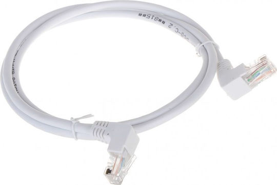Delta U/UTP Cat.5e Ethernet Network Cable 1m White 1pcs