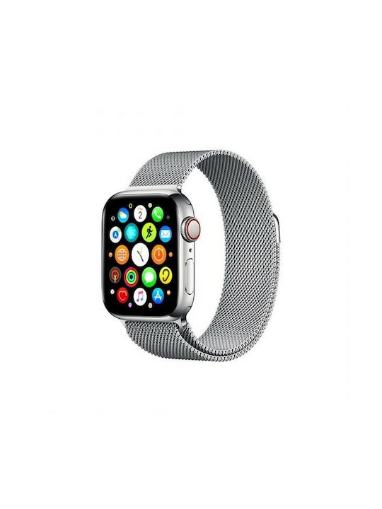 Mercury Mesh Каишка Сив (Apple Watch 38/40/41/4...