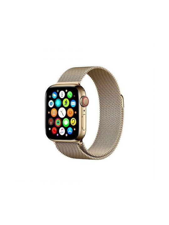Mercury Mesh Λουράκι Χρυσό (Apple Watch 38/40/41/42mm) Mercury Mesh Λουράκι Χρυσό (Apple Watch 38/40/41/42mm)