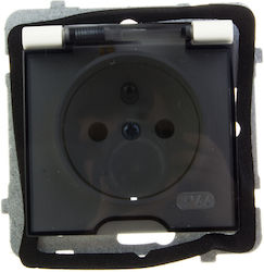 Ospel Single Walled Power Socket Waterproof wit...