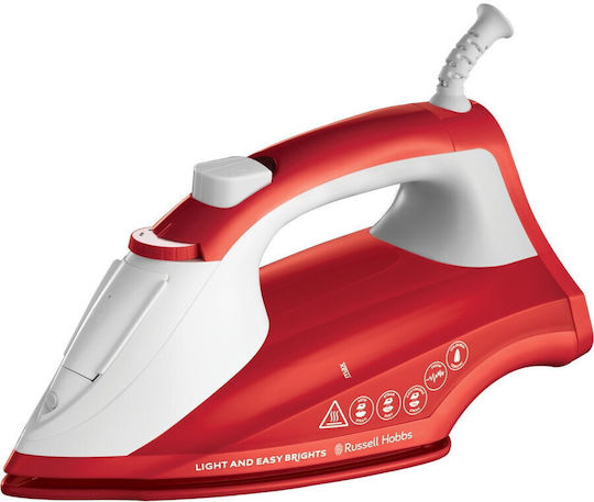 Russell Hobbs Steam Iron 2400W with Ceramic Plate and Continuous Steam Supply 35g/min