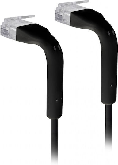 Ubiquiti U/UTP Cat.6 (Gigabit) Καλώδιο Δικτύου Ethernet 0.1m Μαύρο