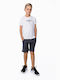 Funky Kids Set with Shorts Summer 2pcs White