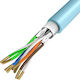 Unitek S/FTP Cat.7 (10Gbps) Καλώδιο Δικτύου Ethernet χωρίς ακροδέκτες 305m Γκρι