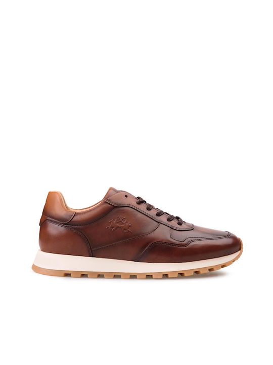 La Martina Herren Sneakers Cuoio