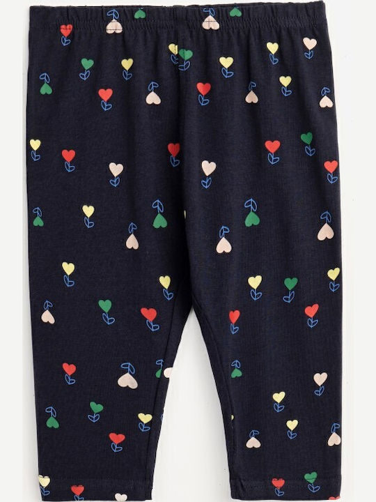 Kids Legging Capri Blue