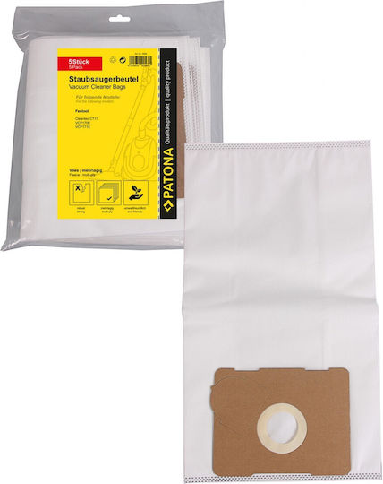 Patona Vacuum Cleaner Bags 5pcs Compatible with Vacuum Cleaner Festool