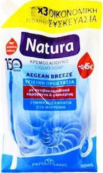 Papoutsanis Natura Aegean Breeze Creme Seife für Hände Nachfüllen 750ml