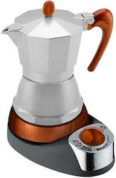 GAT Electric Stovetop Espresso Pot for 4 Cups Silver