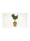 Artificial Plant in Small Pot Buxus (Common box) 1pcs