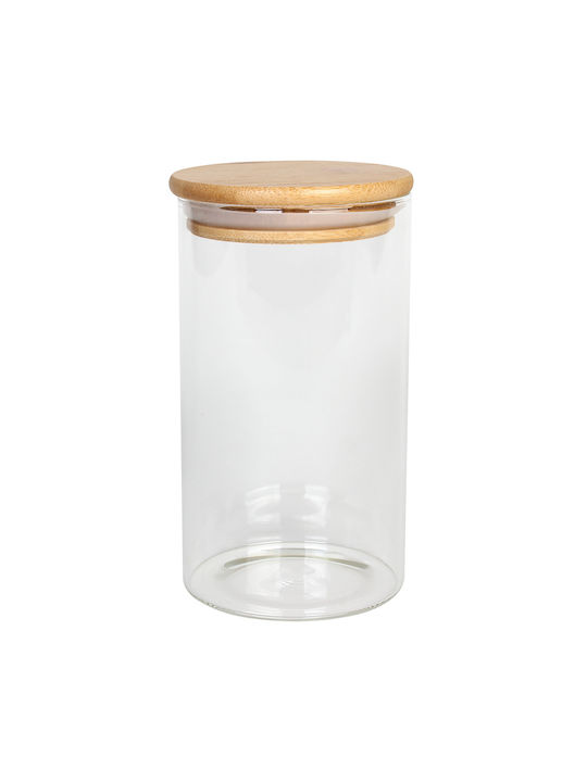 Keskor Set 1pcs Jars General Use with Lid Glass 700ml