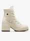 Converse Chuck Women's Ankle Boots with High Heel EGRET