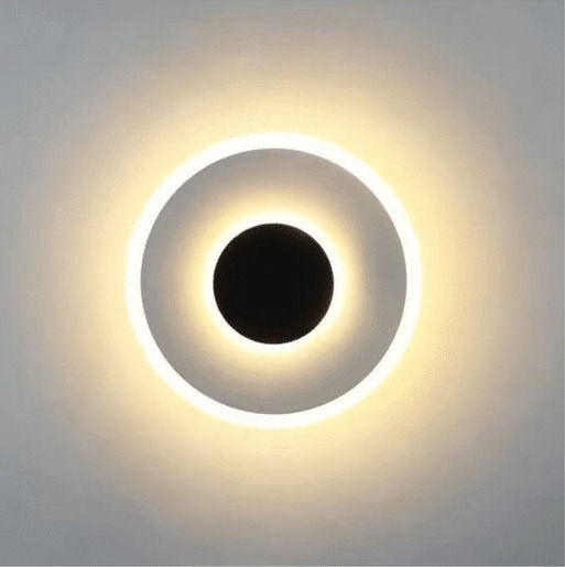 ForHome Lumină de Perete cu LED Integrat Negru 20cm