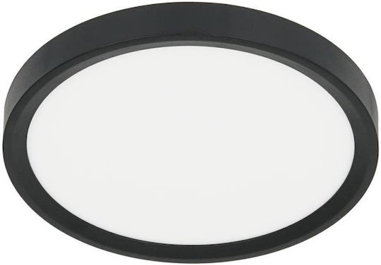 Eko Light Plafonieră de Tavan Neagră cu LED Integrat