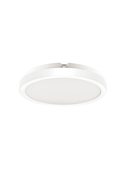 Milagro Ceiling Mount Light with Integrated LED in White color