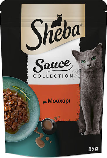 Sheba Collection Hrană Umedă pentru Pisici Adulte în Pliculeț cu Vițel 85gr