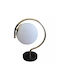 Stimeno Metal Table Lamp for Socket G9 with Gold Shade and Base