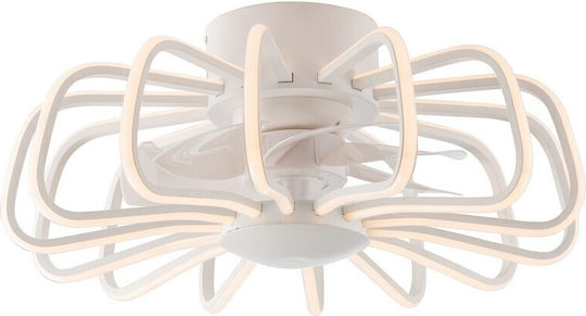 Fan Europe Grecale Geschlossener Typ Deckenleuchte 50cm Mit Leuchte Weiß
