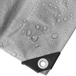 Grasher Waterproof Tarpaulin 120gr/m² 8x6m. Light Type Gray