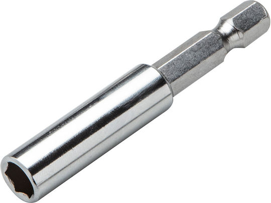 Topex Magnetisch Nuss Sechskant mit Vierkant-Antrieb 1/4" Durchmesser 1/4" 1Stück