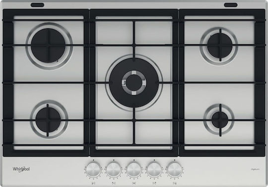Whirlpool Автономен Inox 73x51εκ.