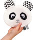 Babyono Πανάκι Μωρού Happy Panda Blink Shine Λευκό