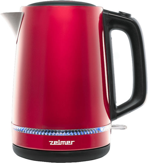 Zelmer Електрически Кан В 1.7л 2200W Червена