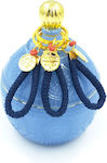 Kymi Christening Charm Keychain Blue 50pcs