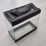 Fish Aquarium Capacity 5.5lt with 12x23.5x20cm. Black