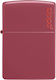 Zippo Klassisches Feuerzeug Flamme in Rosa Farbe