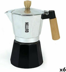 Quttin Espresso-Kanne 6 Cups Braun