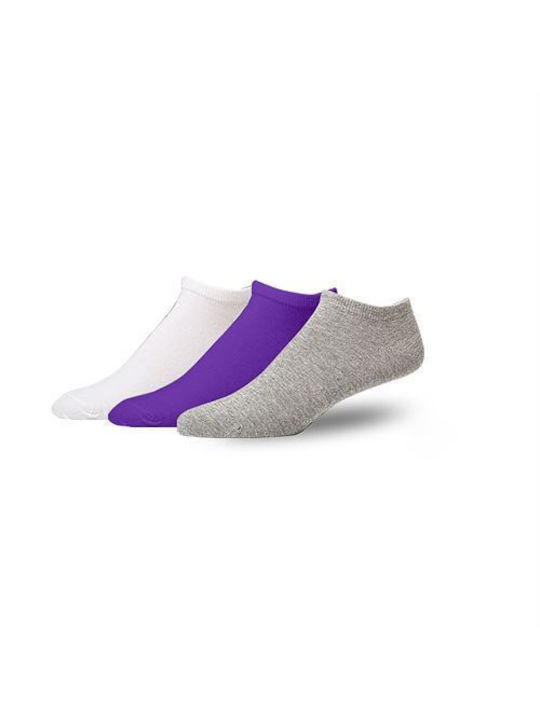 Xcode Kids' Socks White/Grey/Purple