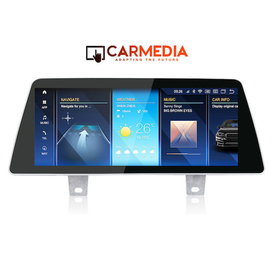 Carmedia Auto-Audiosystem für BMW Serie 5 2018+ (Bluetooth/USB/WiFi/GPS/Apple-Carplay/Android-Auto) mit Touchscreen 10.25"