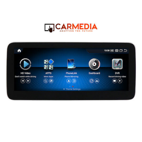 Carmedia Ηχοσύστημα Αυτοκινήτου για Mercedes-Benz GLA 2015+ (Bluetooth/USB/WiFi/GPS/Apple-Carplay/Android-Auto) με Οθόνη Αφής 10.25"