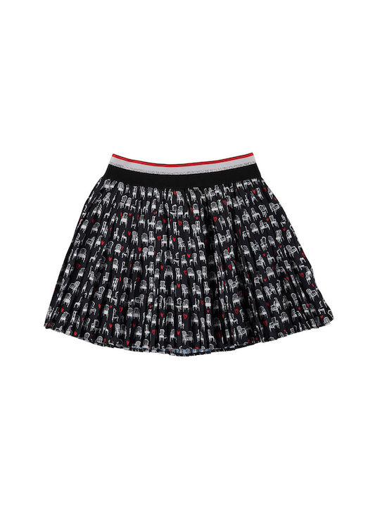 Abel & Lula Kids Pleated Skirt Black