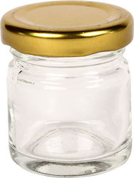 Βαζάκι Γυάλινο με Καπάκι 40ml (24τμχ)