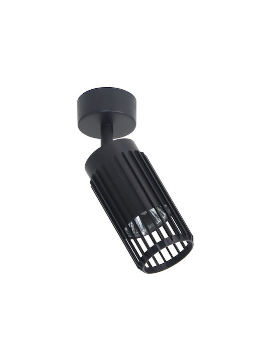 Eko Light Single Spot with Socket GU10 in Black Color
