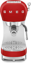 Smeg 1350W Налягане 15бар Червена ECF02RDEU