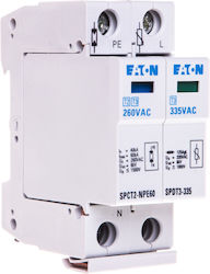 Eaton Αντικεραυνικό Πίνακα Τύπου T3 Διπολικό Μέγιστου Ρεύματος Εκφόρτισης 2.5kA